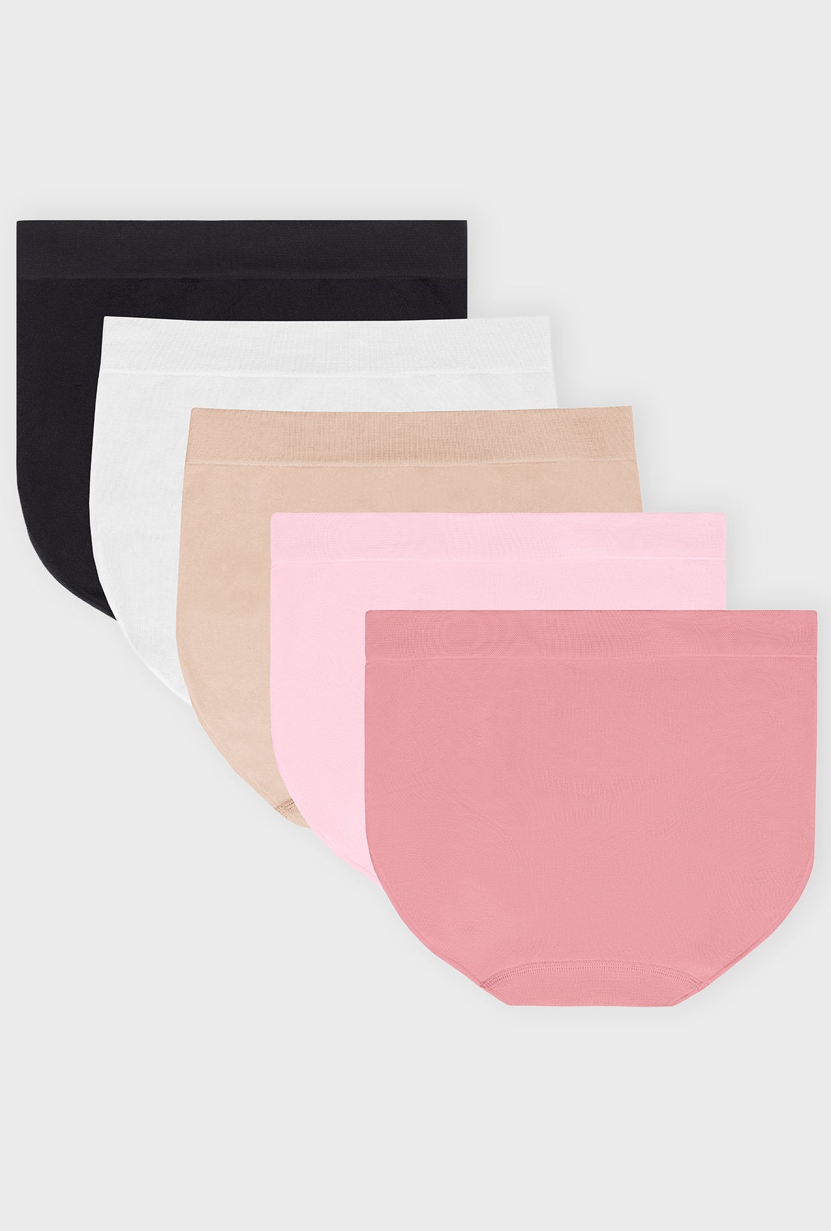 A multi color 5pk Seamless Brief