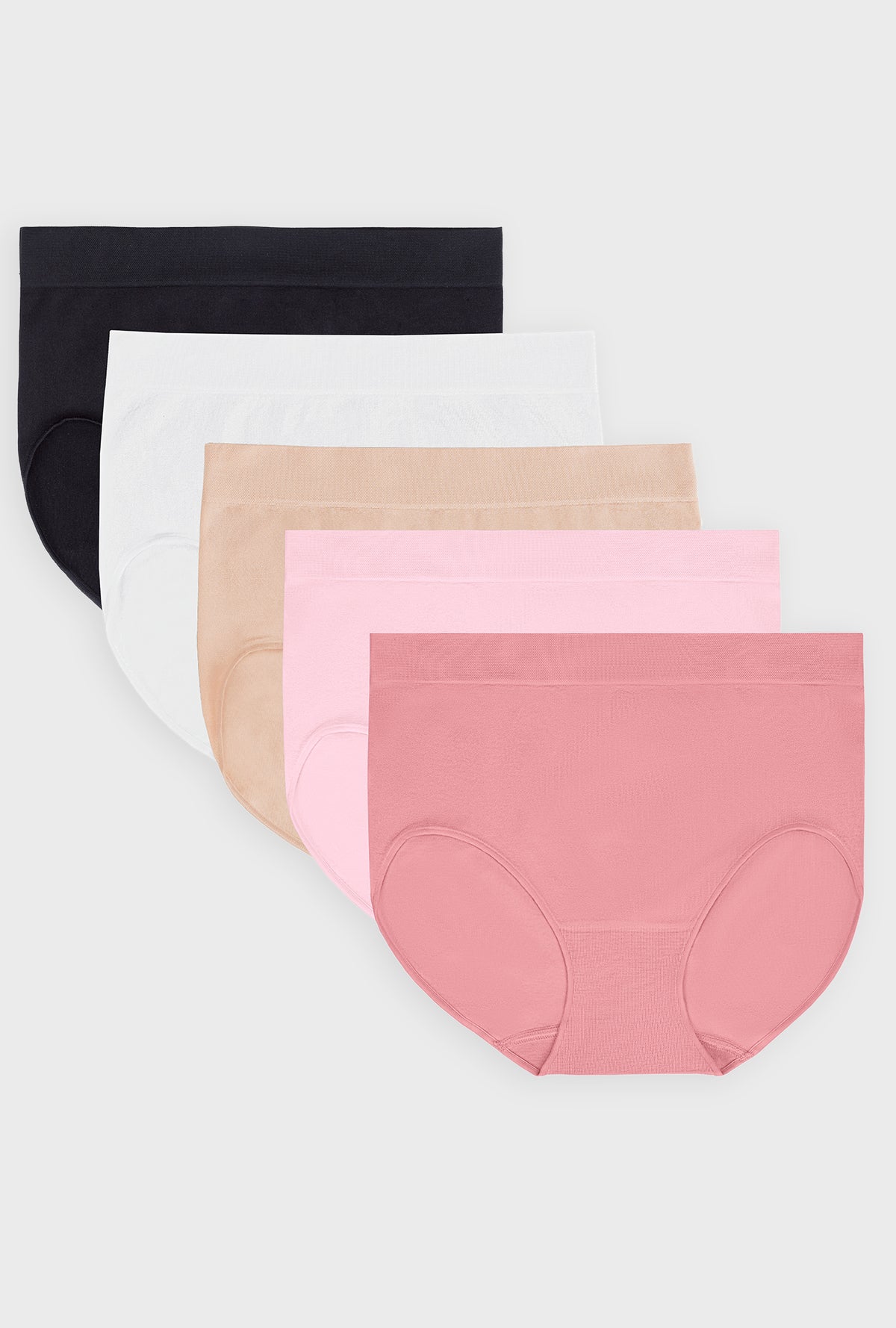 A multi color 5pk Seamless Brief