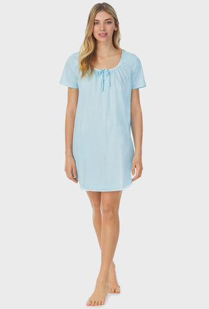 picture of Aqua Dots Short Nightgown