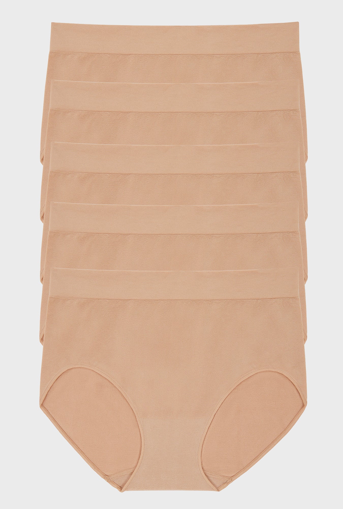 A 5Pk Seamless Brief Solid Sands