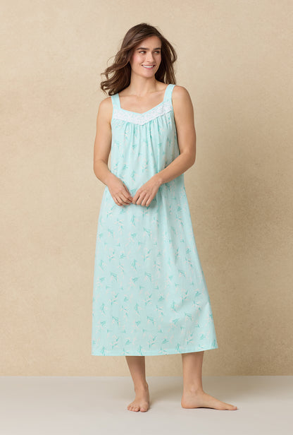 A lady wearing Cotton Ballet Nightgown