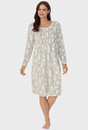 picture of Winter Forest Fleece Waltz Nightgown