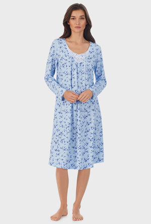 picture of Winter Floral Cotton Waltz Nightgown