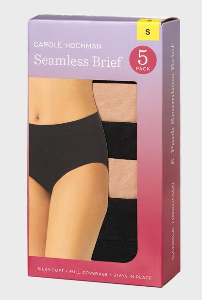 A 5Pk Seamless Brief Basic Multi