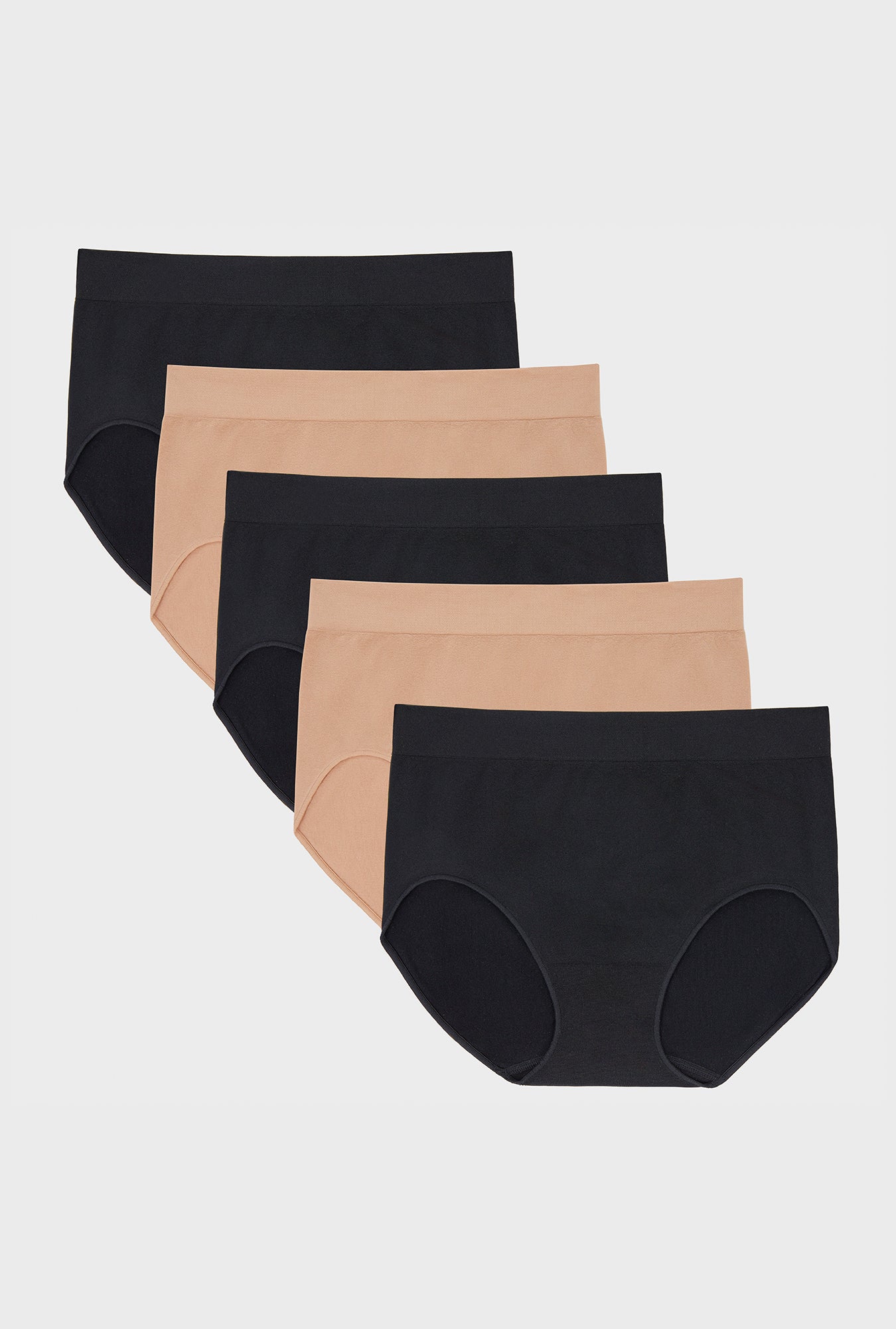 A 5Pk Seamless Brief Basic Multi