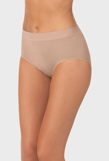 5Pk Seamless Brief Solid Sands