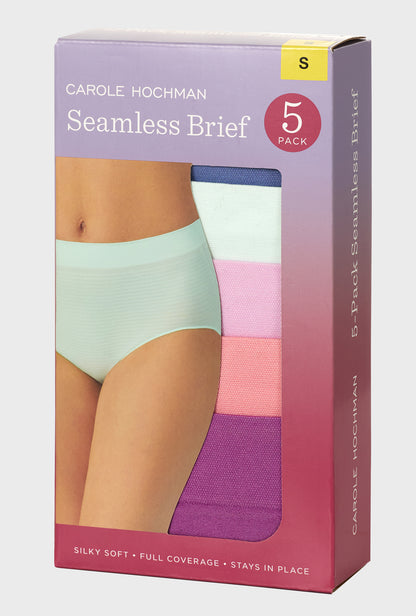 Box of Carole Hochman Seamless Briefs with a 5-pack 
