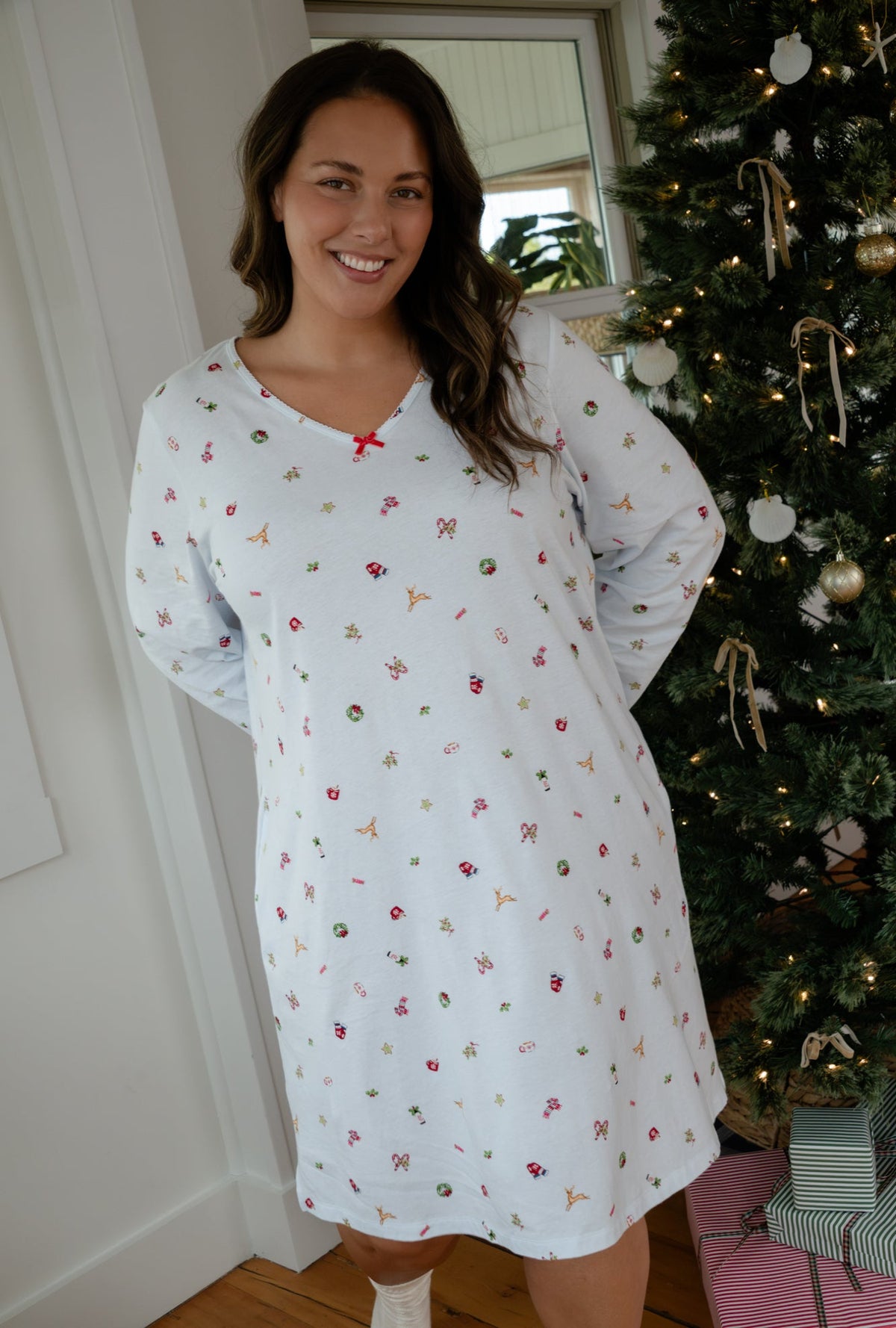 Holiday Keepsakes Cotton Short Nightgown