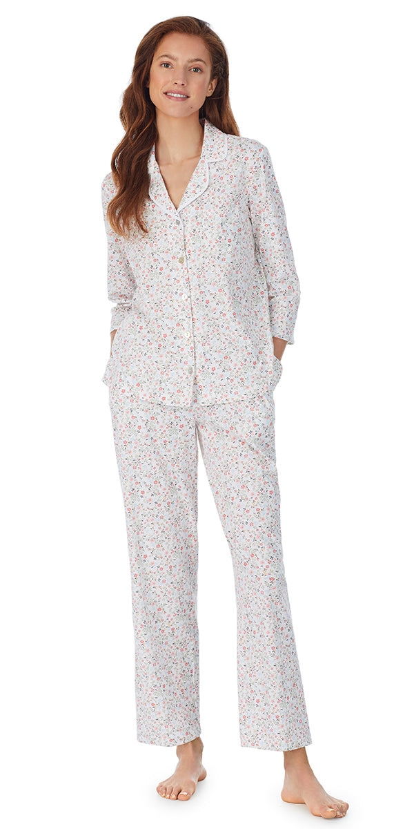 Colorful Ditsy Long Pajama Set